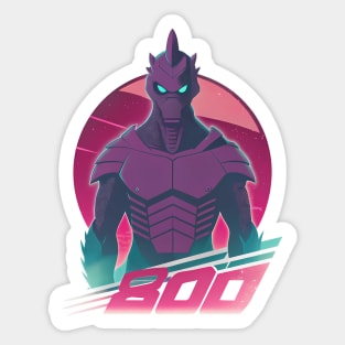 Neon Knight Sticker